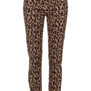Kalhoty Skinny s leopardím vzorem