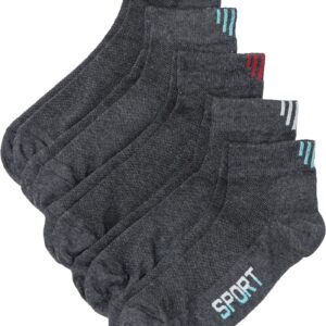 Sportovní ponožky s nápisem (5 párů)