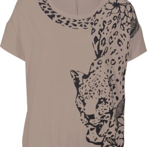 Tričko s leopardím vzorem