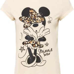 Tričko s motivem Minnie Mouse a leopardím potiskem