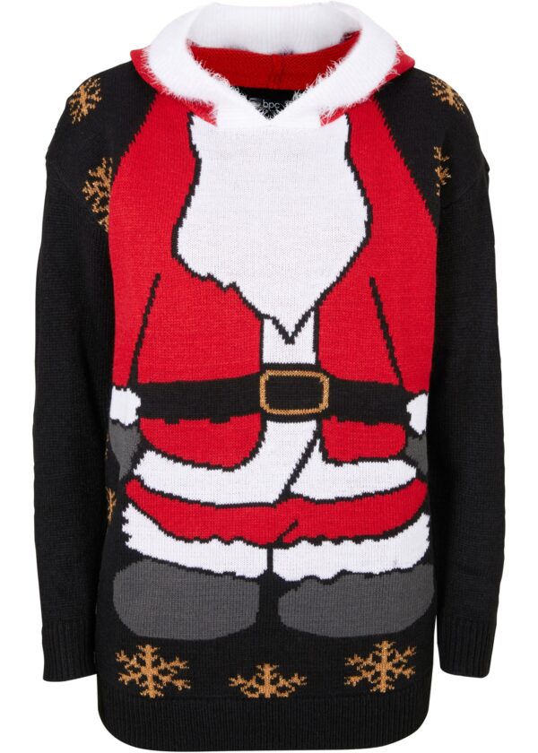 Vánoční svetr s kapucí