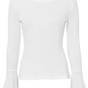 Žebrované triko s rozšířenými rukávy z organické bavlny Cradle to Cradle Certified® Silber