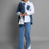 Bílá denim oversized košile MILAGROS Velikost: ONESIZE - Image 2
