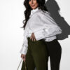 Bílá oversized košile BIANCA s kapsičkou Velikost: M/L - Image 2