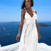 Bílé elegantní šaty MAKANY Velikost: ONESIZE - Image 3