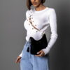 Bílé stylové šněrovací body METIN Velikost: ONESIZE - Image 2