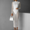 Bílé transparentní šaty TOBINO s body Velikost: ONESIZE - Image 3