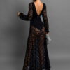 Černé dlouhé krajkované šaty OCHRIM s body Velikost: M/L - Image 3