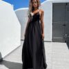 Černé elegantní šaty MAKANY - Image 3