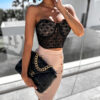 Černý elegantní top GRACEY Velikost: M/L - Image 3