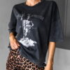 Don Lemme Oversized Triko Statue - washed Velikost: S - Image 2