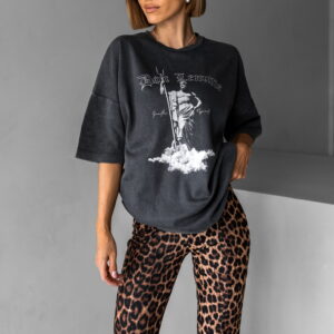 Don Lemme Oversized Triko Statue - washed Velikost: S