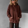 Don Lemme Unisex Mikina Chest - mocha Velikost: S - Image 3