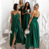 Smaragdové elegantní dlouhé šaty FAIRYTALE pro družičky Velikost: ONESIZE - Image 2