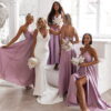 Světle fialové elegantní dlouhé šaty FAIRYTALE - Image 2
