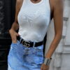 Světle růžové jednoduché body KOLENAE Velikost: M/L - Image 3