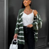 Tmavě zelený cardigan SNOWDROP Velikost: ONESIZE - Image 3