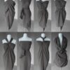 Béžový mušelínový variabilní přehoz šaty top DASHER Velikost: ONESIZE - Image 3
