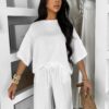 Bílé mušelínové oversize tričko MILORA Velikost: ONESIZE - Image 3