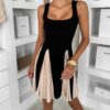 Černé krátké elegantní áčkové šaty NOREZA Velikost: ONESIZE - Image 2