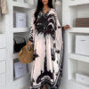 Černé letní dlouhé maxi šaty tunika MALURE Velikost: ONESIZE - Image 3
