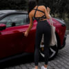 Černý sportovní fitness top KALION Velikost: M - Image 2