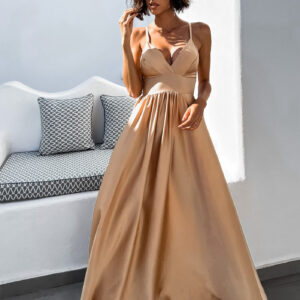 Zlaté elegantní šaty MAKANY