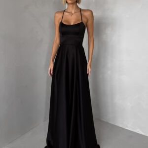 Černé dlouhé elegantní šaty CELLINES Velikost: L
