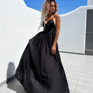 Černé elegantní šaty MAKANY