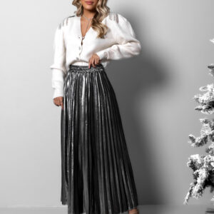 Krémový svetřík SATYROV s aplikací na ramenou Velikost: ONESIZE