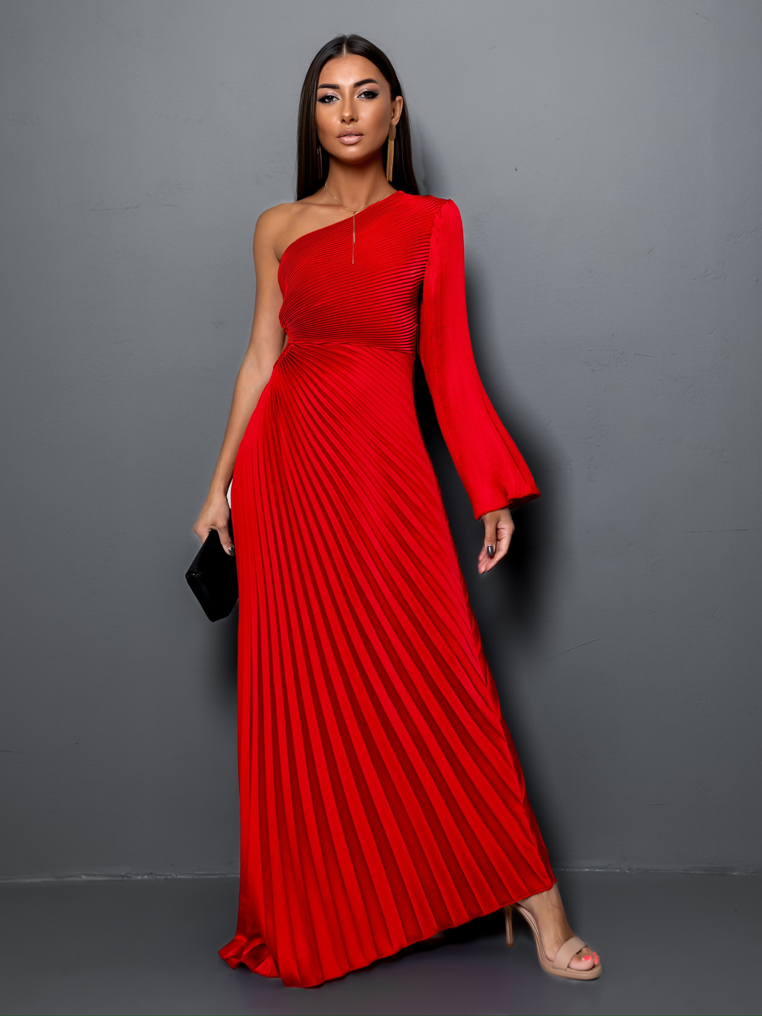 Červené společenské šaty KYBELA Velikost: ONESIZE