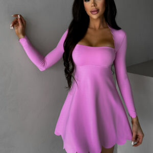 Růžové tenisové áčkové šaty RYTYLA s kraťásky Velikost: S