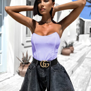 Světle fialové elegantní body BLYNTERE Velikost: M/L